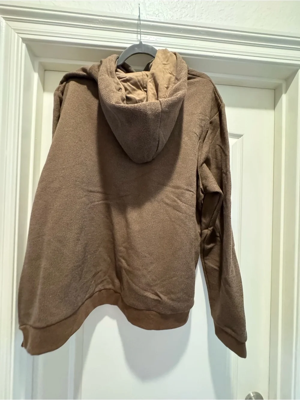 Goodfellow & Co Sz XXL Brown Crewneck Hooded Sweater NWT